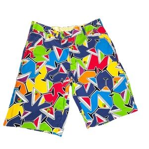 Loudmouth Golf Shorts‎ Men’s 33 Martini Glass Cocktail Print